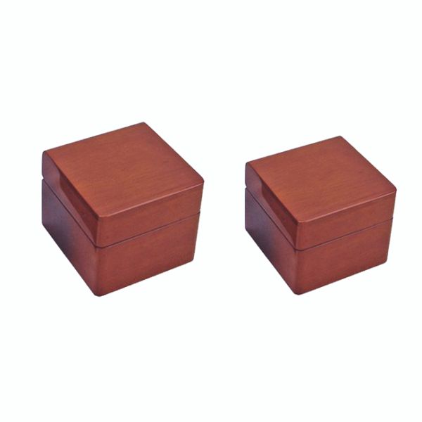 Elegant Jewelry Handmade Wooden Boxes , Solid Wood Jewelry Box With Long Lasting Leatherette