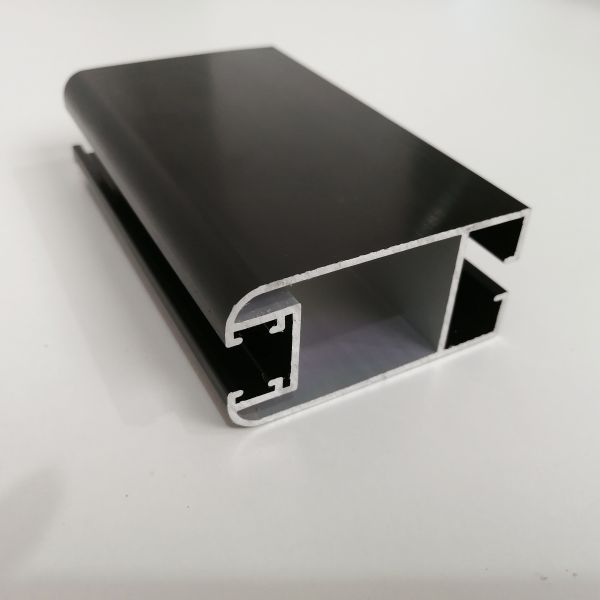 Black Anodized Extruded Aluminium Window Profiles 6063 for Glass Window Door Curtain Wall Frame