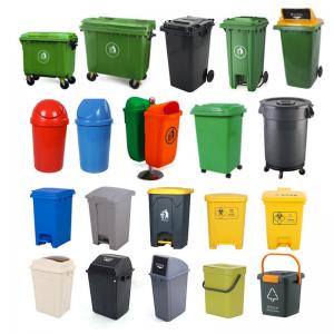 Quality Dustbin Wheelie Trash Storage Bucket Recycle Waste Bins Dustbin Large Size Garbage Wheelie Bins Trash Can For Outdoor wholesale
