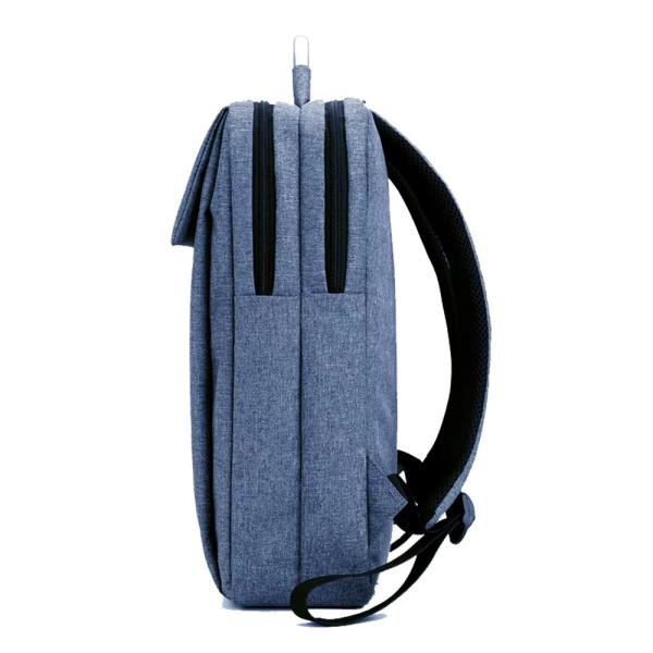 Customizable Logo Anti-Theft Grey Computer Backpack Perfect Business Laptop Bag for Colleagues and Frequent Travelers