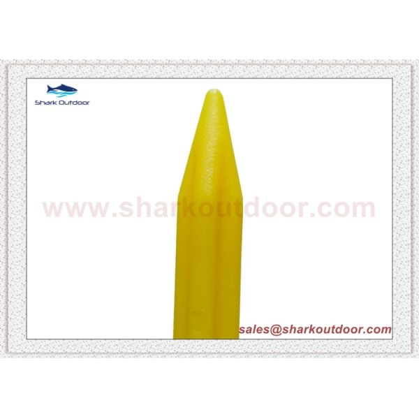 Hot selling lightweight plastic tent peg for softer ground 6 in.