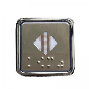 Quality Voltage 12-24 V Stainless Plate Lift Push Button With Braille For Cop/Lop wholesale