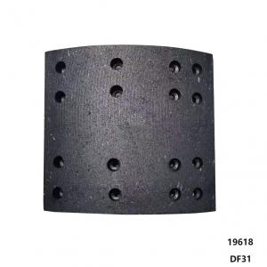 Quality DAF Truck Brake Linings With Rivets 19618 19617 DF31 DF30 wholesale