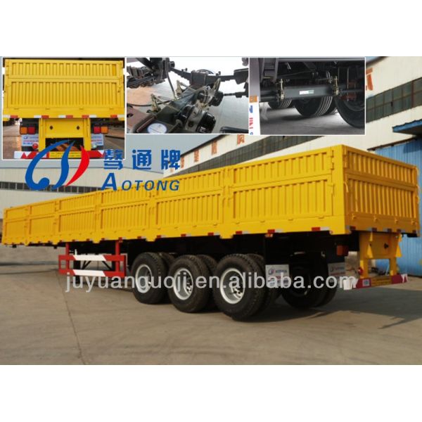 General Cargo Transport Semi Trailer with Exchangeable 2" King Pin and Fuwa Axle