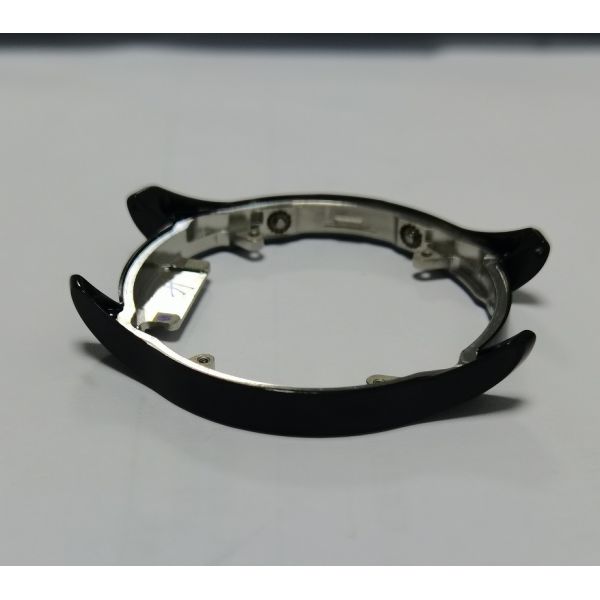 Black Titanium MIM Metal Injection Molding Housing For Watch Frame Silver