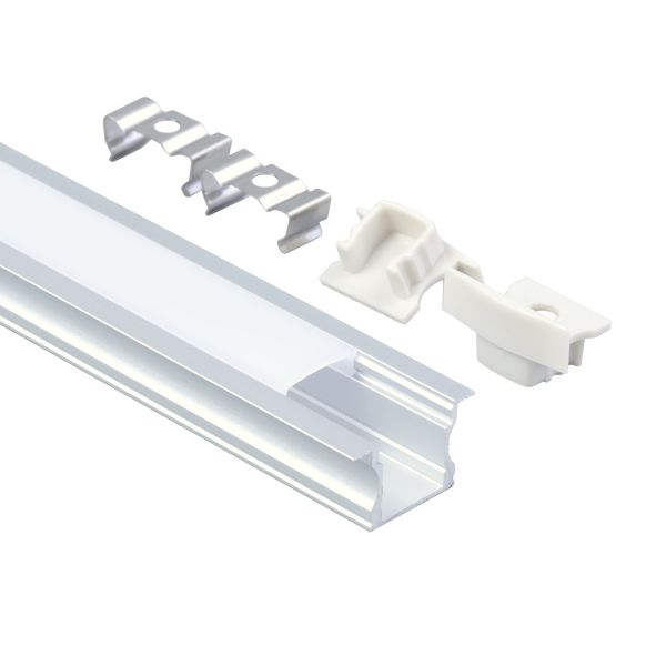 Wardrobe Recessed LED Profiles U Shape Heat Sink Led Aluminum Extrusion