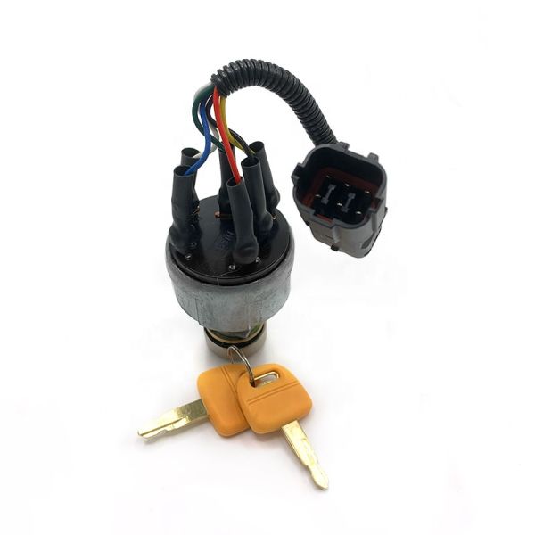 Hydraulic Inlet Filter for Sany Excavator Micro-Digging Start Ignition Switch Key SY16 26 35 50U Xugong 15 Small Digging General Key