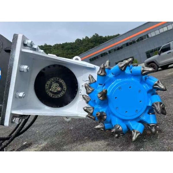 Excavator Rotary Drum Cutter Attachment For 5-20 Tons Excavator PC200-10 EX130 ZX130 PC100
