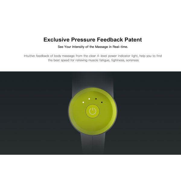 Lightweight Body Massage Device Electric Deep Percussion 4 Interchangeable Massage Heads