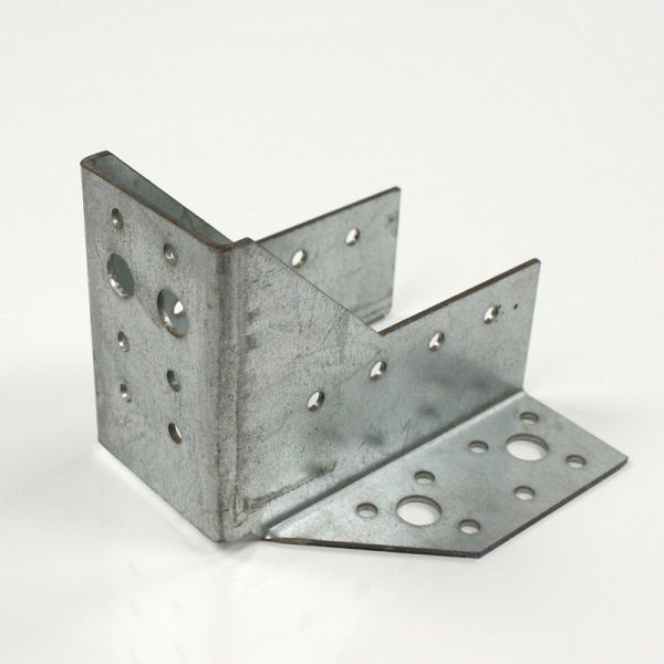 ISO Standard Galvanized Steel Wood Furniture Connector Corner Joining Metal Brackets