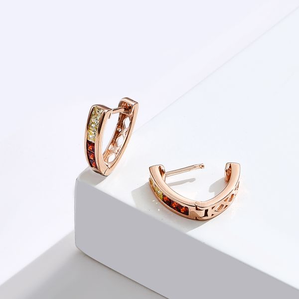 1.35cm Hoop Sterling Silver Jewelry Earrings