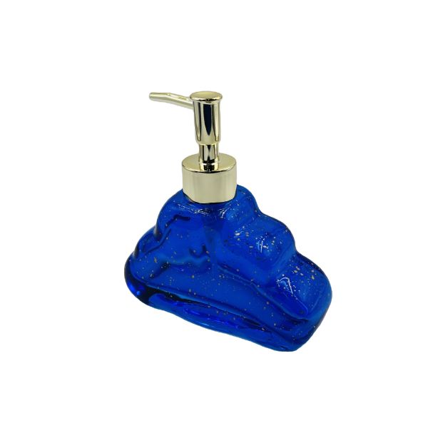 Cloud Shape Glass Liquid Hand Soap Dispenser Blue Commercial Hand Soap Dispenser