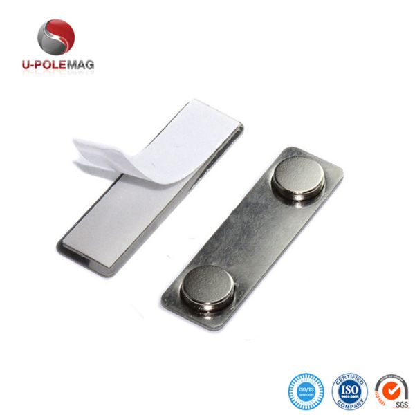 Global Market Stainless Steel Magnetic Name Tags/Badge/Holder with Magnetic Attachments