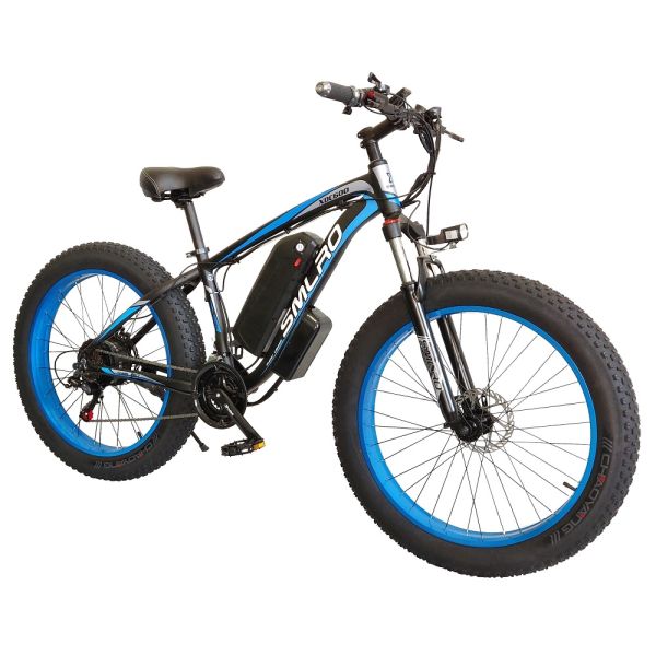 Fat Tire Electric Bike 350W Motor 13AH Lithium Battery SMLRO XDC600 26x4.0 inch E-Bike Wholesale Drop Shipping Available
