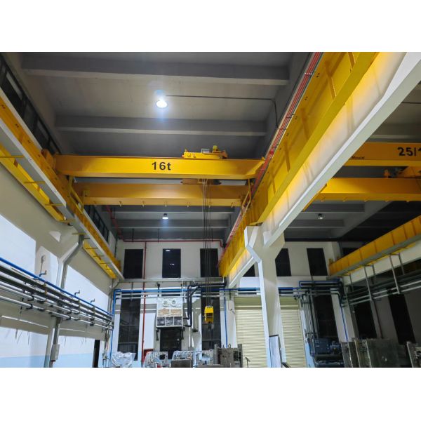 Electric double beam bridge crane 3-500t, working level M5-M7
