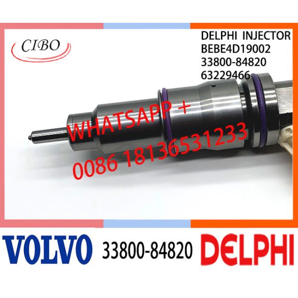 33800-84820 BEBE4D19002 Fuel engine Diesel Injector 33800-84820 BEBE4D19002 63229466 E3.18 for HYUNDAI 12L LOW POWER