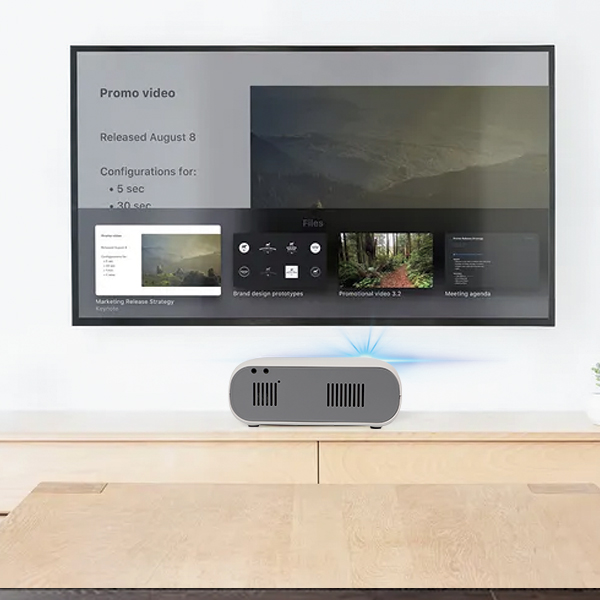 5800 Lumens Home Movie Projector With Built In Speaker 1*3W