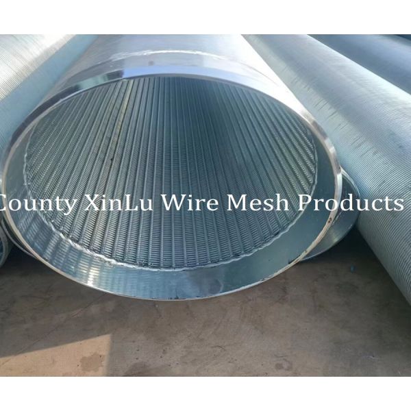 14 Inch Wire Wrapped Screens Q195 Low Carbon Galvanized Water Well Screens