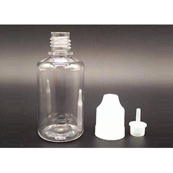 10ml Transparent PET Plastic Bottle For Cosmetic Packaging With Dropping