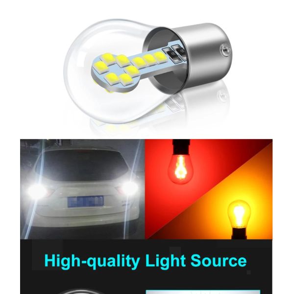 1156 BA15S LED 1157 BAY15D LED Brake Turn Signal Lights Single / Dual Contact Bayonet