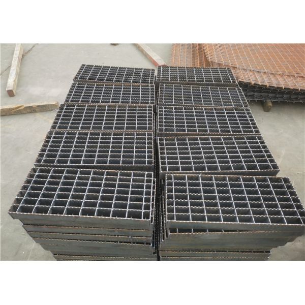Q235 Carbon Steel Platform Steel Grating Galvanized Serrated Square Shape