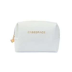 PU Leather Material Travel Cosmetic Bags Promotional Good Stain Resistance