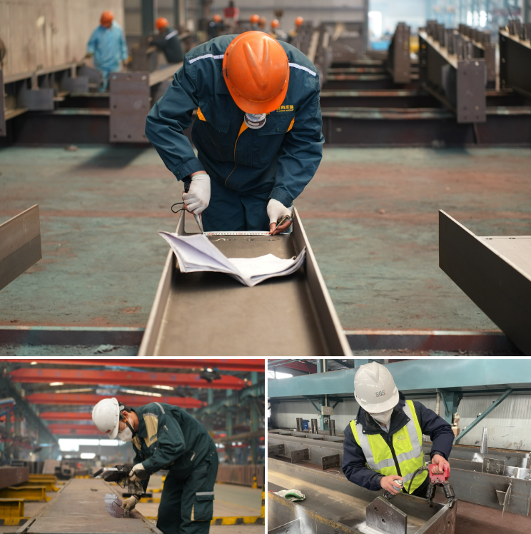 Prefabricated Light Steel Structure Store Shed Car Park Garage Steel Workshop