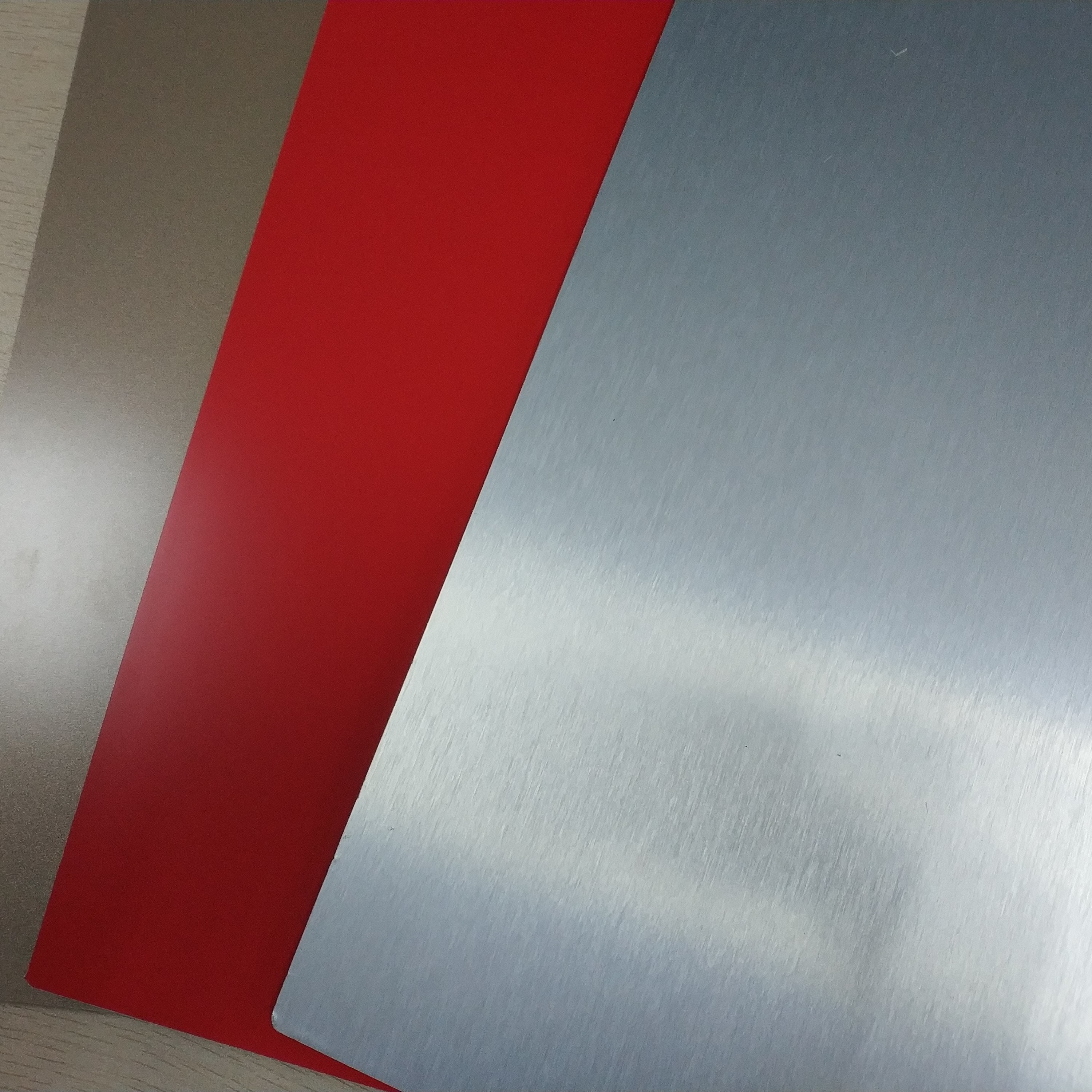 Quality Stainless Steel Wall Cladding Moisture Proof Brush Texture Composite Panel wholesale