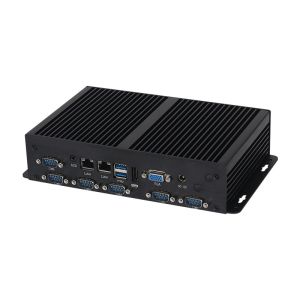 Quality Dual LAN 6COM Fanless Intel Mini PC Core Series Celeron 3855U Processors With MSATA SSD wholesale