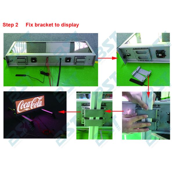 P5mm Taxi Advertising Screens , Waterproof IP65 Taxi Top LED Display 192 X 64 Dot Resolution