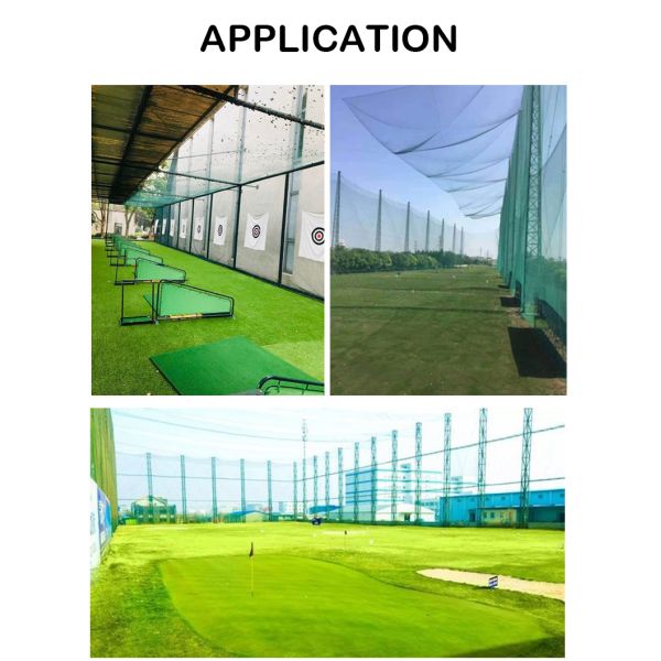 Golf Practice Net, Sports Practice Barrier Net, Heavy Duty Ball Netting Golf Hitting Net, 100% Virgin HDPE Knotless Sport Net Quality Plastic Field