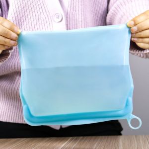 Quality Microwavable 30oz Food Grade Platinum Silicone Storage Bag wholesale