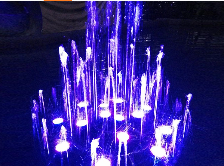 Decorative 2M Stainless Steel Musical Fountain Project