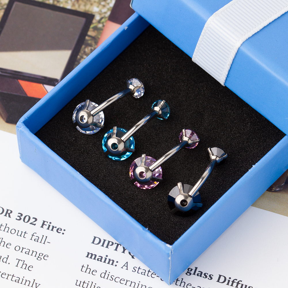 Belly Rings Wholesale ASTM F136 Titanium Piercing Jewelry for Women