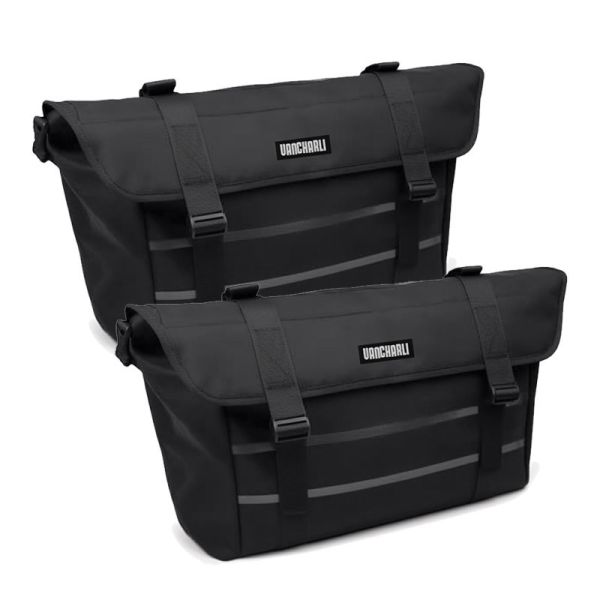 Custom Bike Bags Double Pannier Shoulder Bags Designed with a large capacity and an adjustable shoulder strap