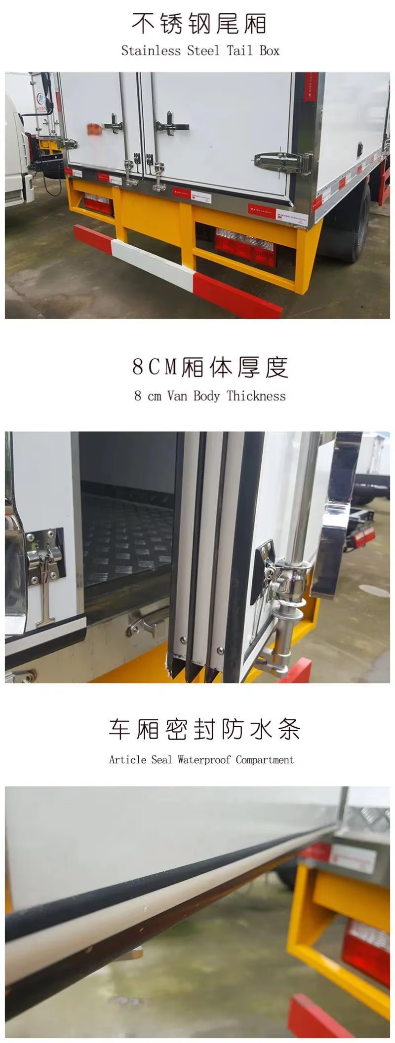 new refrigerated freezer truck diesel powered freezer truck DONGFENG new manual diesel freezer truck