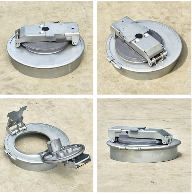 16 Inch Carbon Steel Clamp Manhole Cover for Fuel Tank Truck Heavy Duty and Dependable