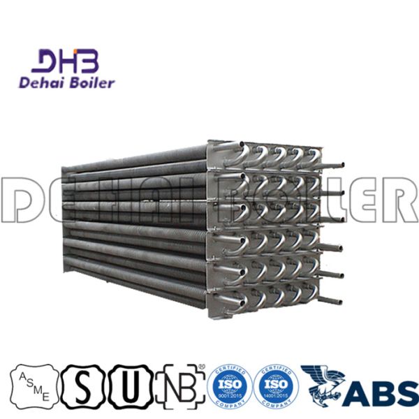 SA213 T22 Alloy Steel Boiler Fin Tube , Finned Tube Economizer Line Staggered Arrangement