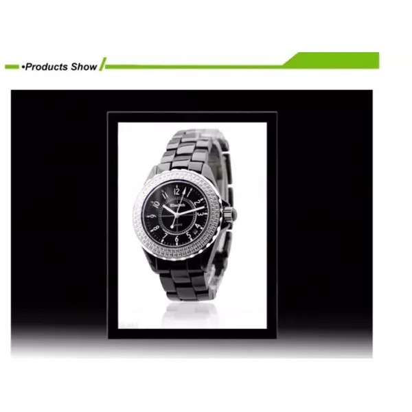 Shopping Mall Chain LED Lighting Box Advertising Magnetic Photo Frame 15mm Thickness