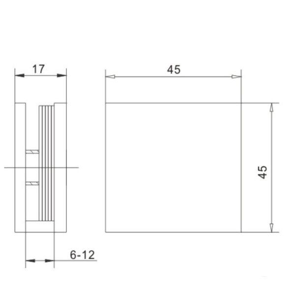 Glass Door Casting Stainless Steel Glass Brackets Secure Shower Room Accessories