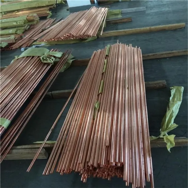 6mm 90mm 100mm Copper Round Rod Clad Steel Rod ASTM C1100 Polished