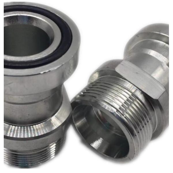 Male Carbon Steel Hydraulic Hose Ferrule Fittings Adapter Connector Pipe Fittings Flange Couplings 1CFL