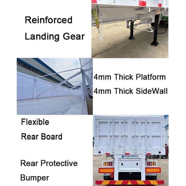 TITAN 3 Axle 12M 45 Cube Side Tipper Trailer for Sale New 34 Ton Side Tipper Trailers for Sale