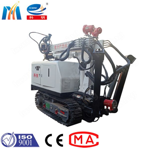 Four-Wheel Drive Articulated Shotcrete Robot for Mining Performance