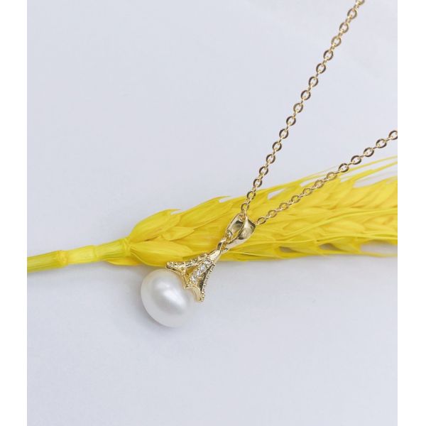 Natural Pearl necklace jewelry set Natural freshwater pearls beaded pearls made of high quality jewelry necklace Earring