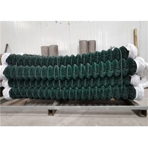 China Pvc Powder Coated 5mm 50x50mm Galvanized Chain Link Fence on sale