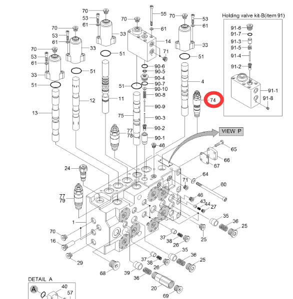 Safety 31N6 17400 Main Relief Valve For Hyundai R215 7 Control Group Safety 31N6 17400 Main Relief Valve For Hyundai R215 7 Control Group