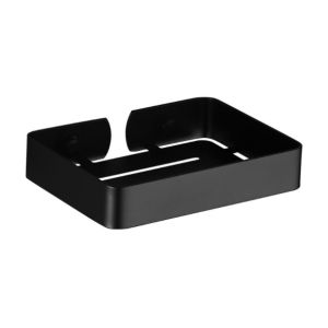 Quality Kitchen Wall Mounted Bathroom Soap Holder Black Adhesive No Drilling wholesale