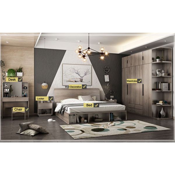 Hardwood Core Gloss Surface 1220*2440mm Melamine Faced Plywood