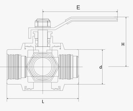 Factory Direct 304/316 Stainless Steel 3-Way Ball Valve with Female Thread